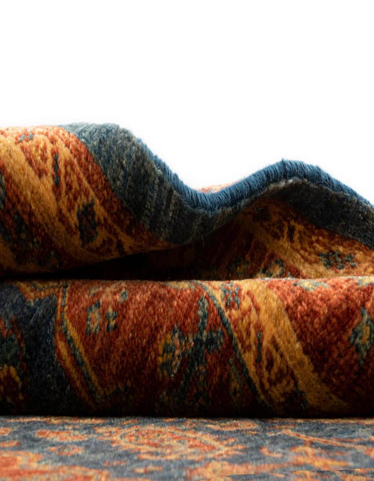 Detail image of 2' 8 x 9' 7 Luribaft Wool Runner Rug