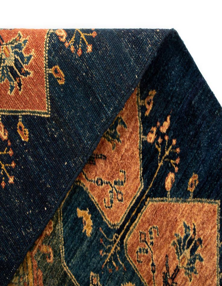 Detail image of 3' 1 x 10' 8 Luribaft Wool Runner Rug