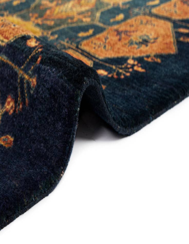 Detail image of 3' 1 x 10' 8 Luribaft Wool Runner Rug