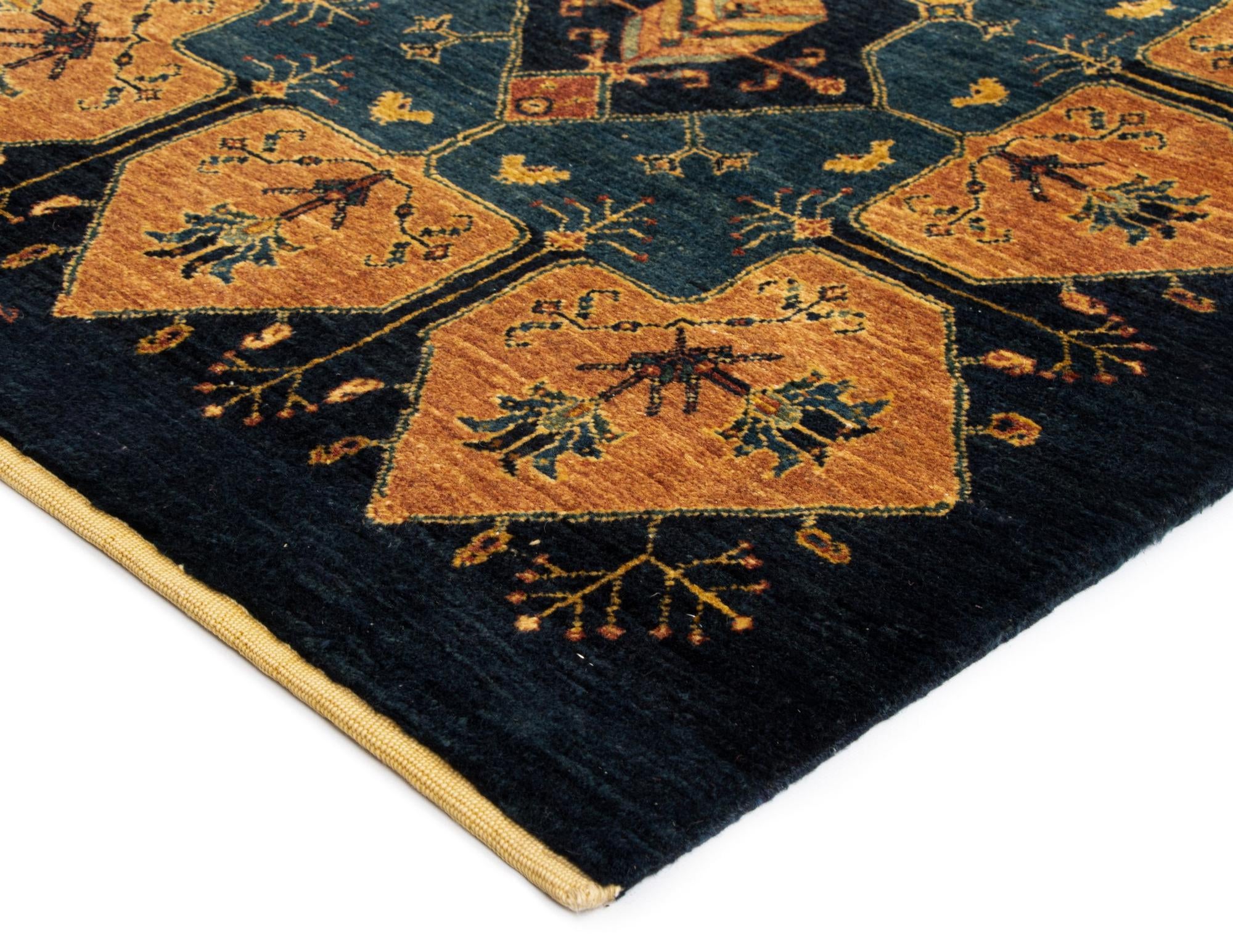 95cm x 325cm Luribaft Wool Runner Rug