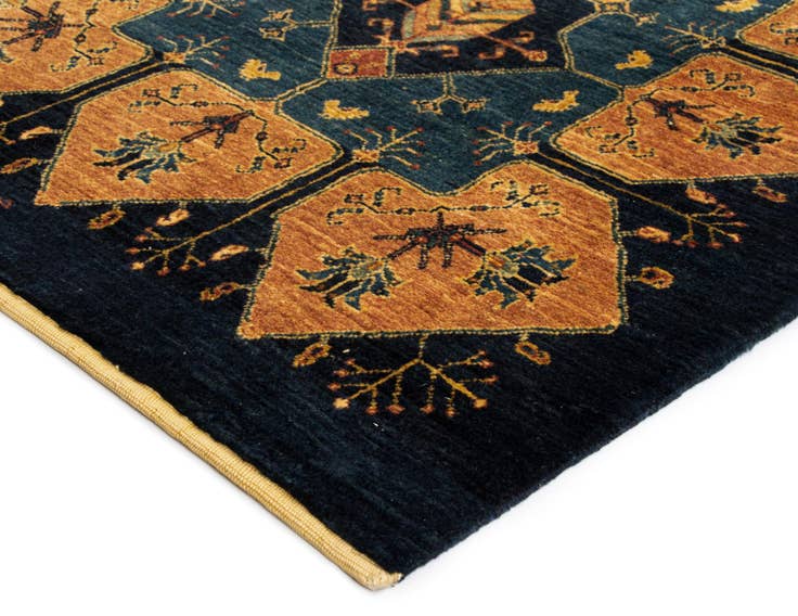 Detail image of 95cm x 325cm Luribaft Wool Runner Rug