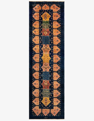 3' 1 x 9' 10 Luribaft Wool Runner Rug