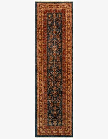 2' 8 x 9' 7 Luribaft Wool Runner Rug