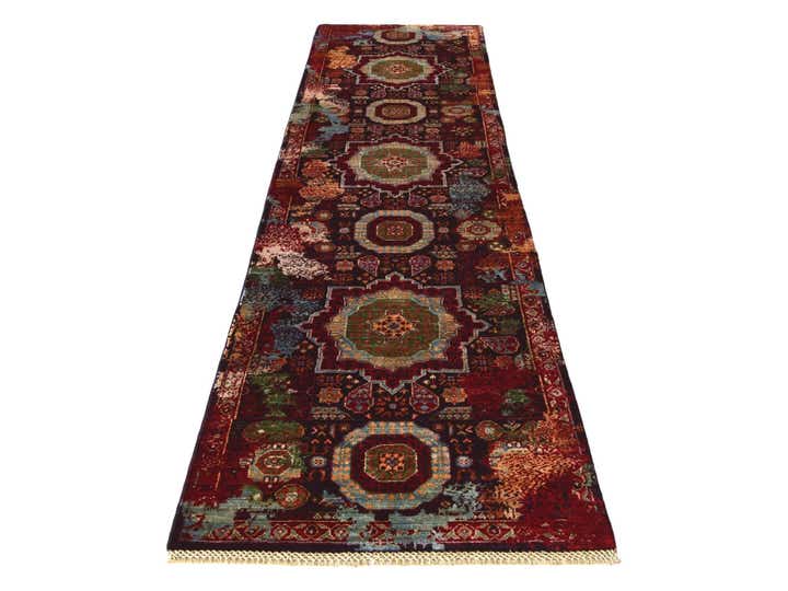 2' 7 x 9' 8 Hand Knotted Mamluk Ziegler Runner Rug