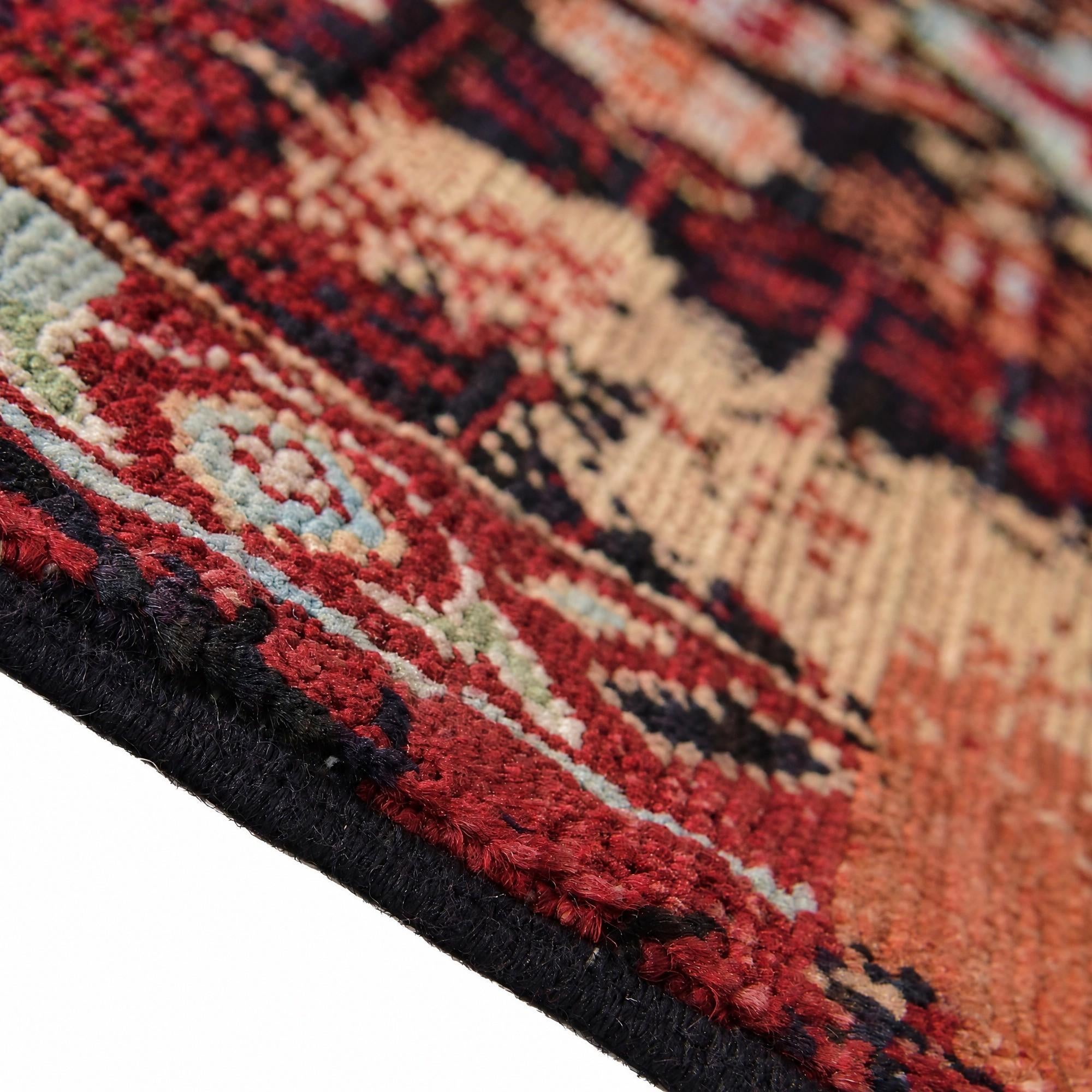 80cm x 295cm Hand Knotted Mamluk Ziegler Runner Rug