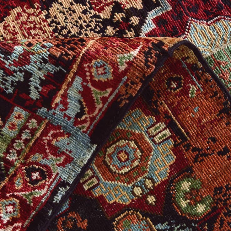 Detail image of 2' 7 x 9' 8 Hand Knotted Mamluk Ziegler Runner Rug