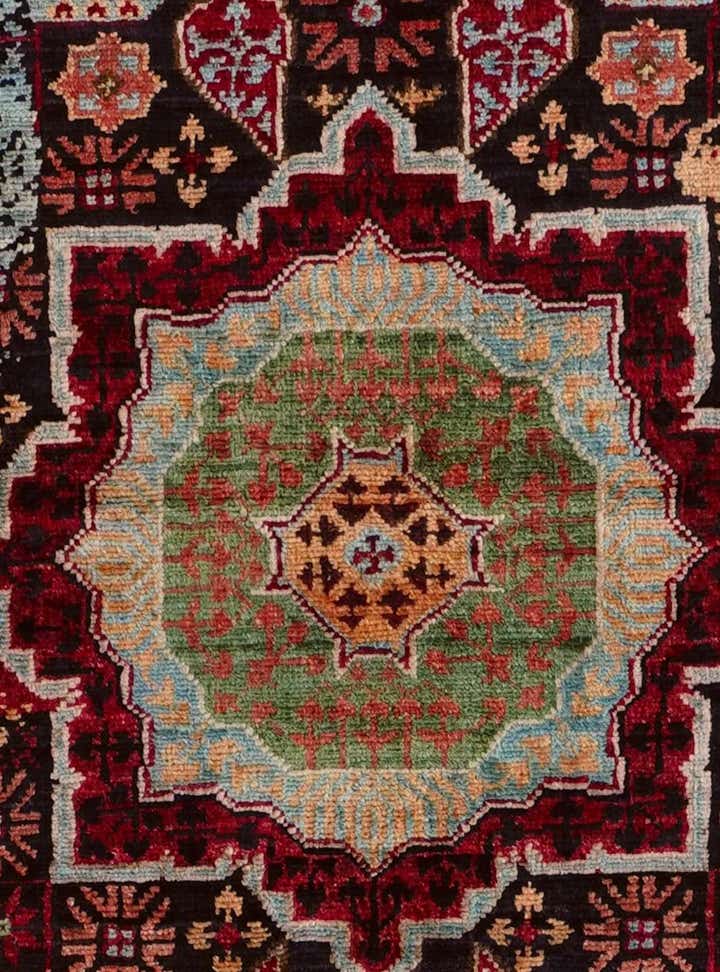 2' 7 x 9' 8 Hand Knotted Mamluk Ziegler Runner Rug
