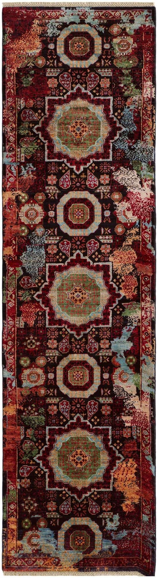 2' 7 x 9' 8 Hand Knotted Mamluk Ziegler Runner Rug