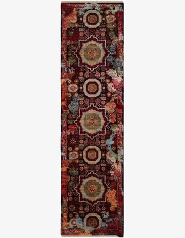 2' 7 x 9' 8 Hand Knotted Mamluk Ziegler Runner Rug