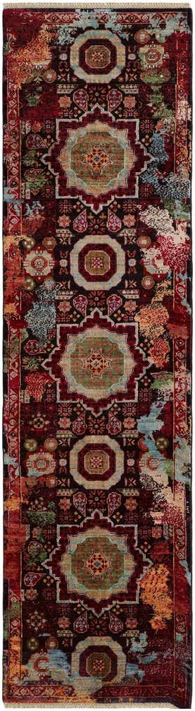 2' 7 x 9' 8 Hand Knotted Mamluk Ziegler Runner Rug