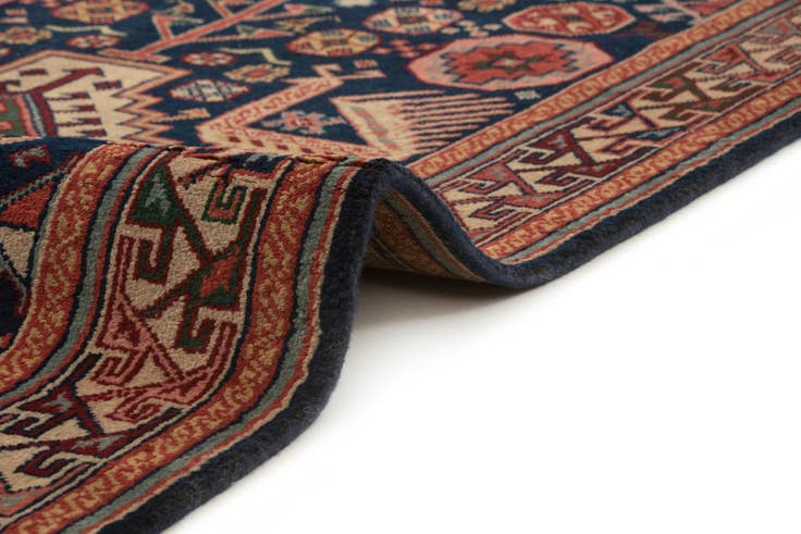 Detail image of 3' 8 x 11' 6 Moghul Schirwan Akast Runner Rug