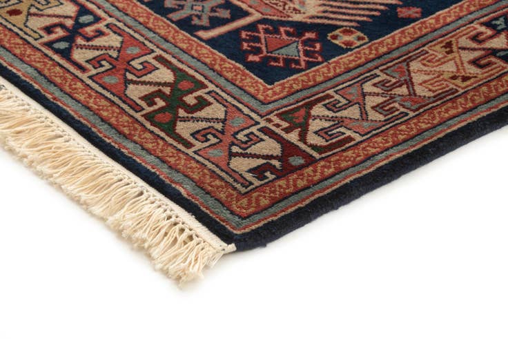 Detail image of 3' 8 x 11' 6 Moghul Schirwan Akast Runner Rug