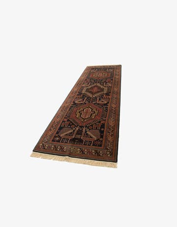 3' 8 x 11' 6 Moghul Schirwan Akast Runner Rug