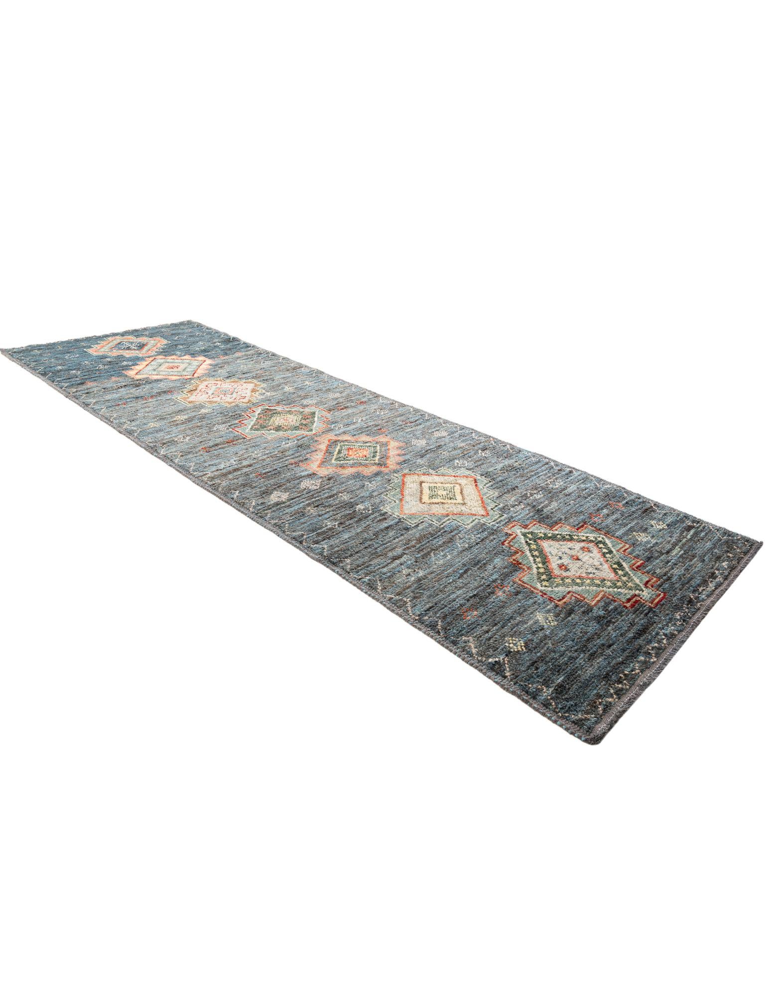 5' x 14' 8 Hand Knotted Moroccan Wool Runner Rug