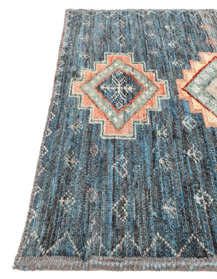 Detail image of 5' x 14' 8  Hand Knotted Moroccan Wool Runner Rug