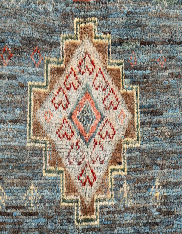 Detail image of 5' x 14' 8  Hand Knotted Moroccan Wool Runner Rug