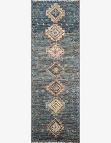 5' x 14' 8 Hand Knotted Moroccan Wool Runner Rug