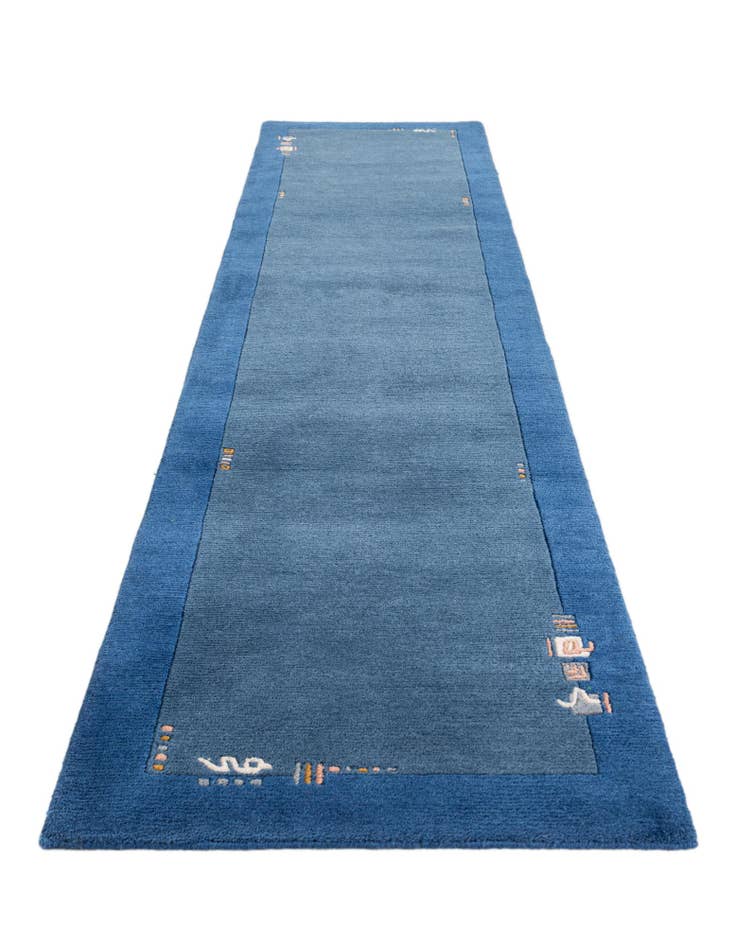 Detail image of 2' 4 x 9' 9 Hand Knotted Nepal Wool Runner Rug