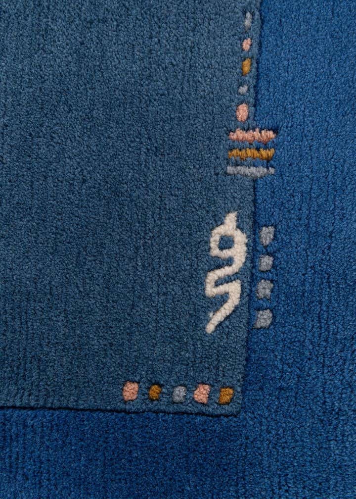 2' 4 x 9' 9 Hand Knotted Nepal Wool Runner Rug