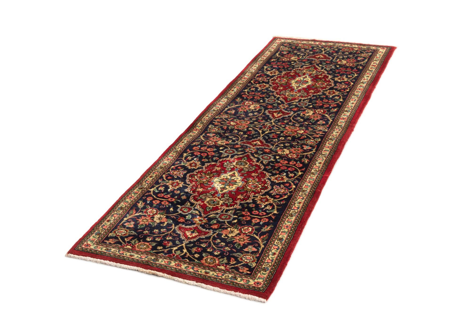 2' 5 x 6' 9 Hand Knotted Qom Persian Runner Rug