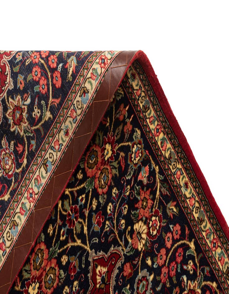 Detail image of 2' 5 x 6' 9  Hand Knotted Qom Persian Runner Rug