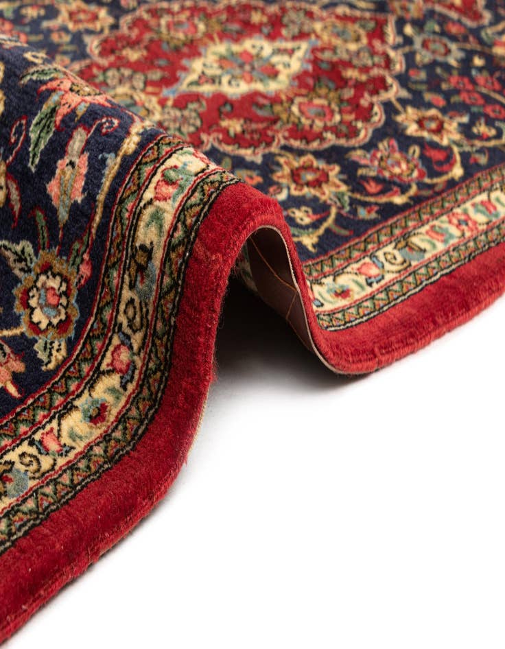 Detail image of 2' 5 x 6' 9  Hand Knotted Qom Persian Runner Rug