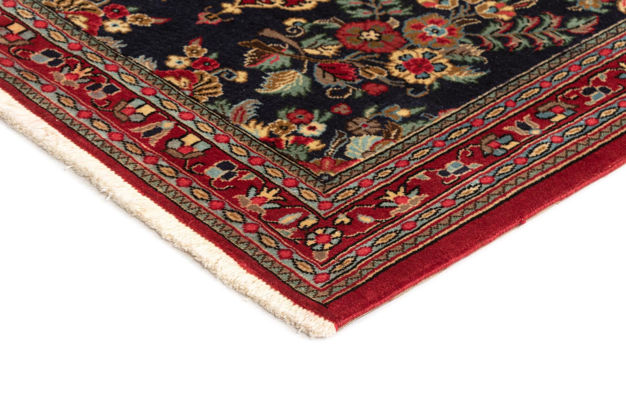 2' 7 x 6' 8 Hand Knotted Qom Persian Runner Rug