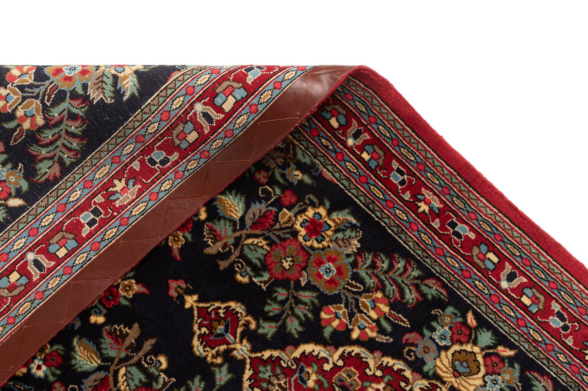2' 7 x 6' 8 Hand Knotted Qom Persian Runner Rug