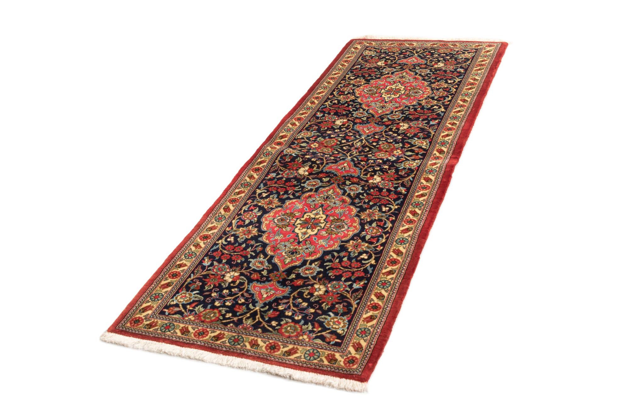 2' 2 x 6' 6 Hand Knotted Qom Persian Runner Rug
