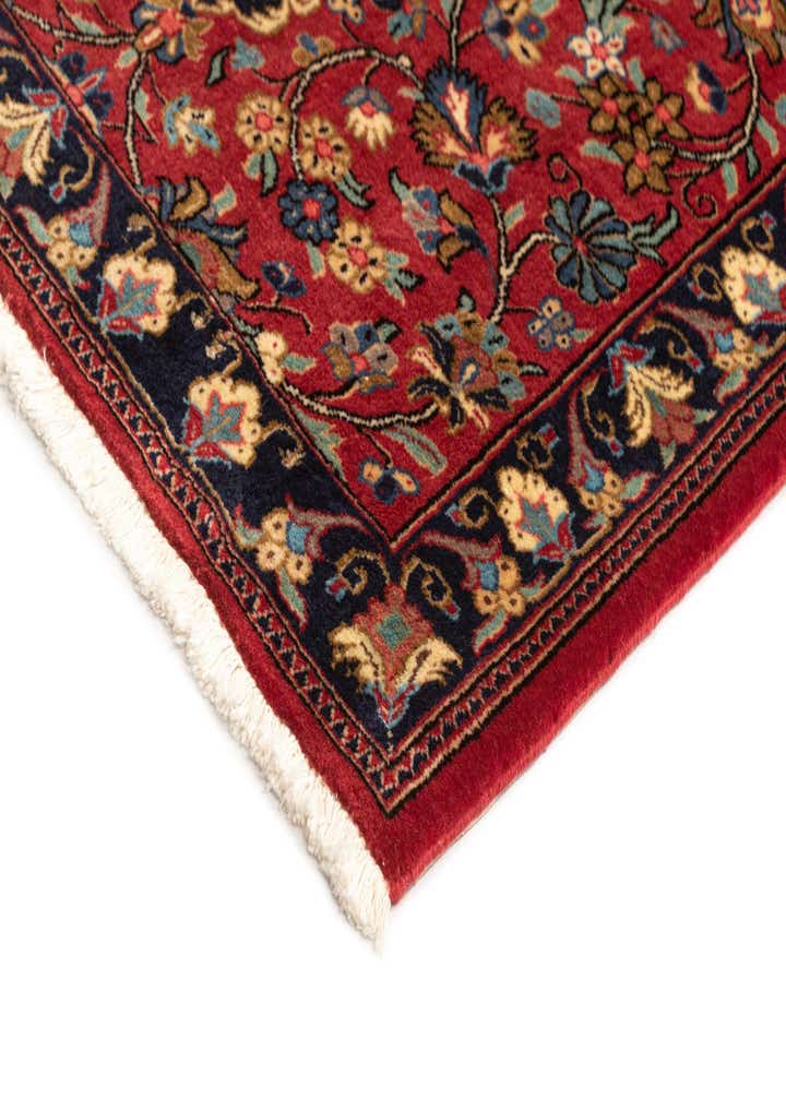 2' 8 x 6' 5 Hand Knotted Qom Persian Runner Rug