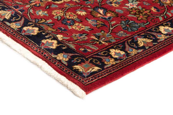 2' 8 x 6' 5 Hand Knotted Qom Persian Runner Rug