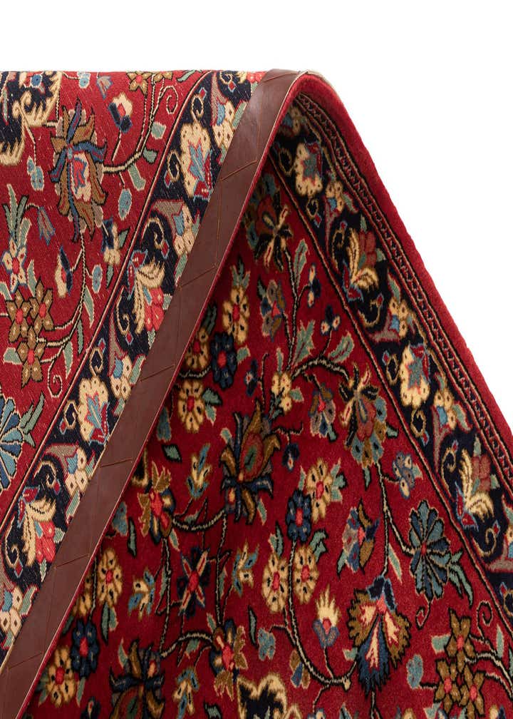 2' 8 x 6' 5 Hand Knotted Qom Persian Runner Rug