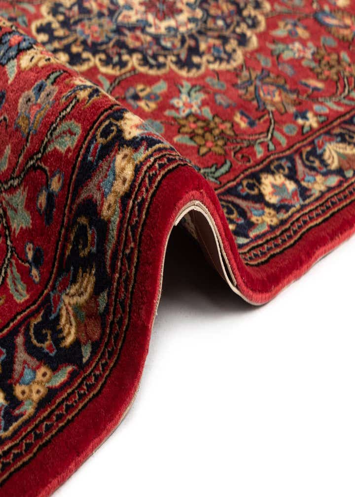 2' 8 x 6' 5 Hand Knotted Qom Persian Runner Rug