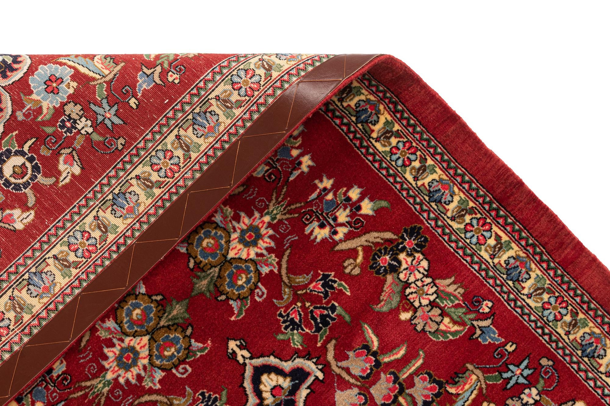 2' 7 x 7' Hand Knotted Qom Persian Runner Rug