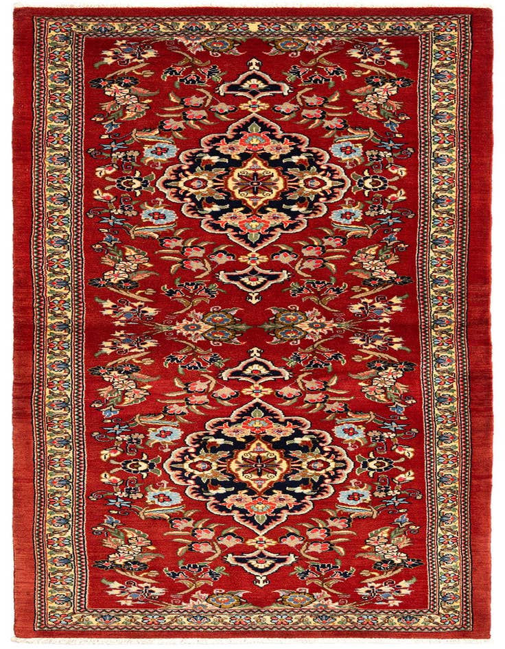 Detail image of 2' 7 x 7' Hand Knotted Qom Persian Runner Rug