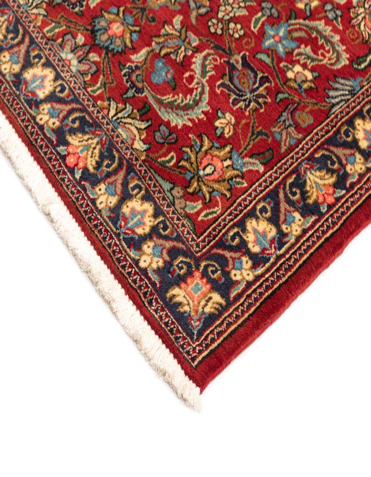 Detail image of 2' 7 x 6' 3  Hand Knotted Qom Persian Runner Rug