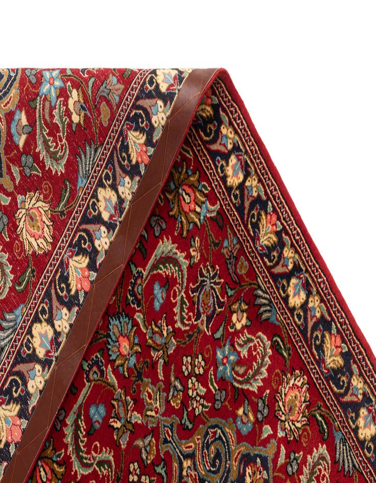 Detail image of 2' 7 x 6' 3  Hand Knotted Qom Persian Runner Rug