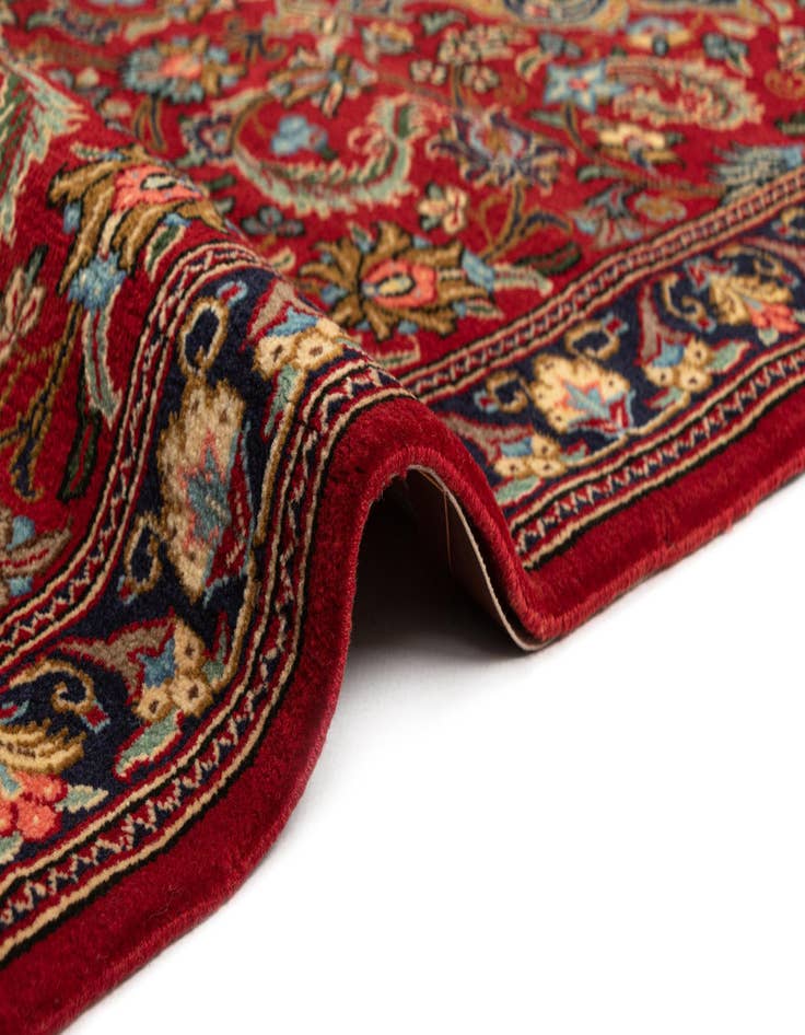 Detail image of 2' 7 x 6' 3  Hand Knotted Qom Persian Runner Rug