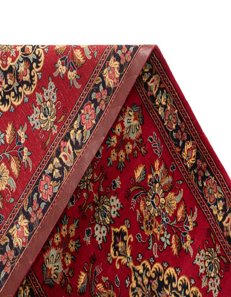 Detail image of 2' 8 x 6' 8  Hand Knotted Qom Persian Runner Rug