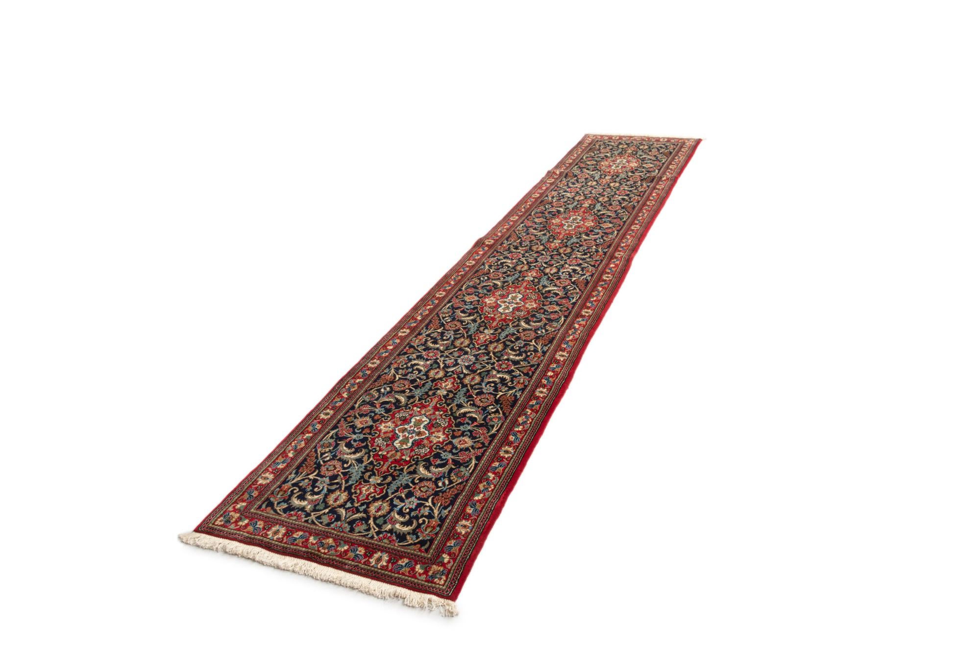 2' 7 x 13' 2 Hand Knotted Qom Persian Runner Rug
