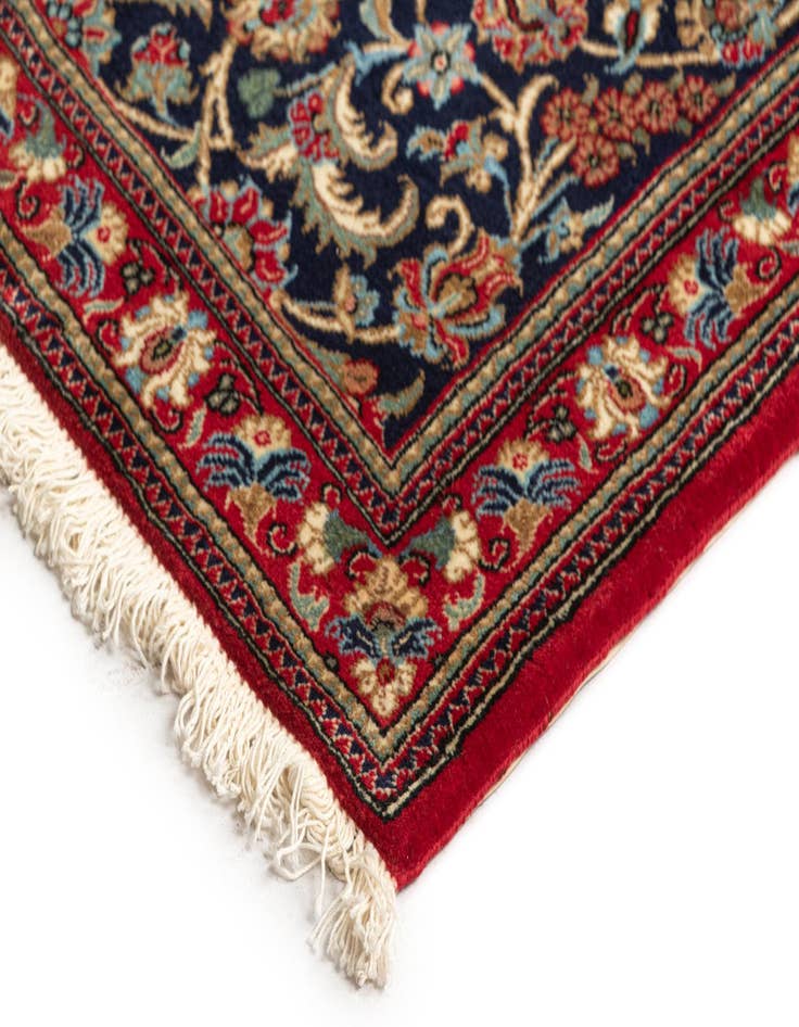 Detail image of 2' 7 x 13' 2  Hand Knotted Qom Persian Runner Rug