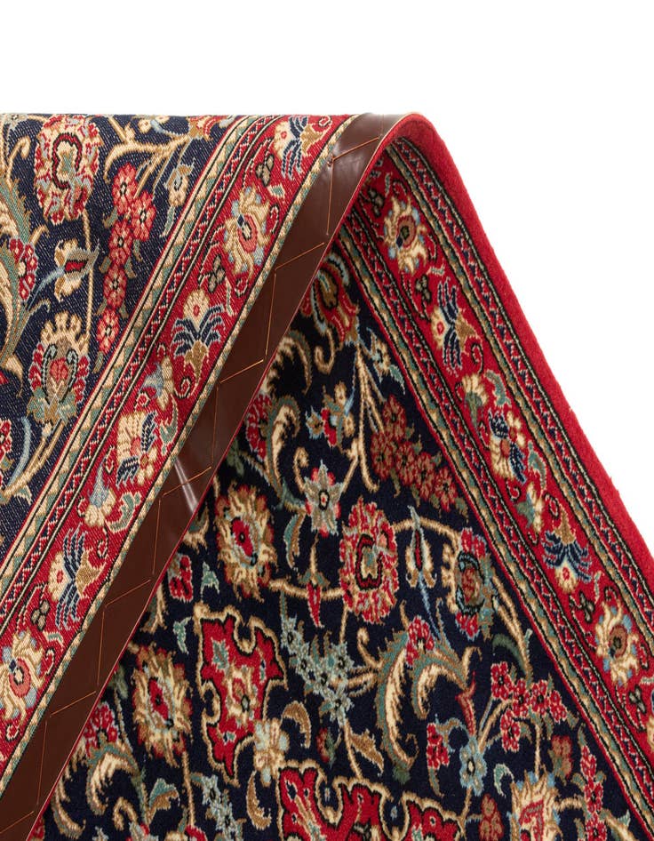 Detail image of 2' 7 x 13' 2  Hand Knotted Qom Persian Runner Rug