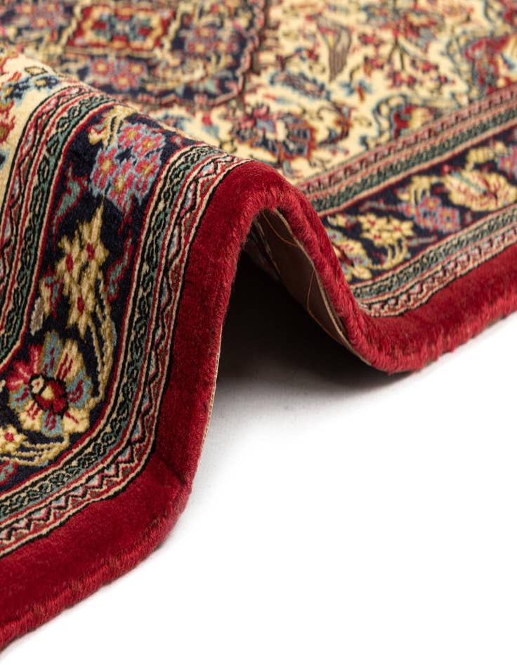 Detail image of 2' 9 x 6' 6  Hand Knotted Qom Persian Runner Rug