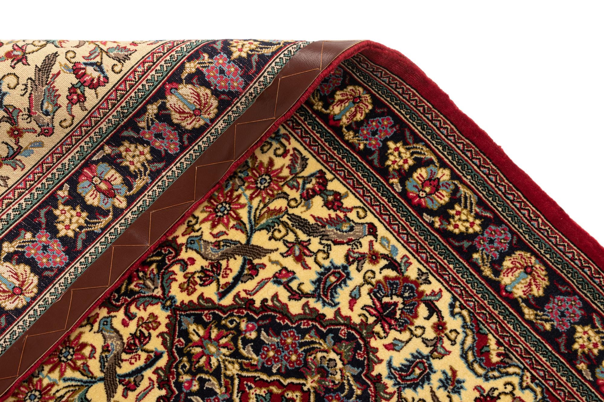 2' 9 x 6' 6 Hand Knotted Qom Persian Runner Rug