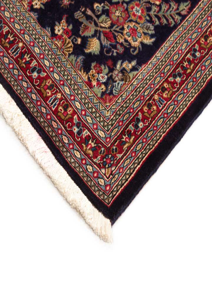 2' 8 x 6' 11 Hand Knotted Qom Persian Runner Rug