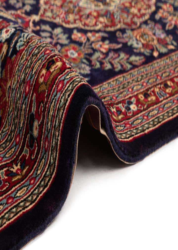 2' 8 x 6' 11 Hand Knotted Qom Persian Runner Rug