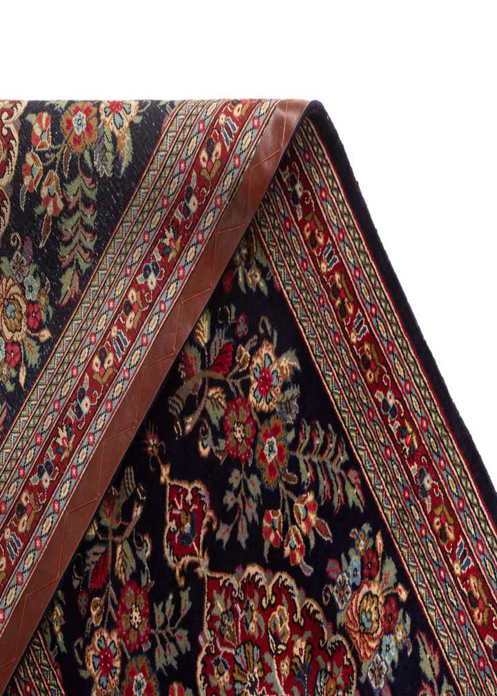 2' 8 x 6' 11 Hand Knotted Qom Persian Runner Rug