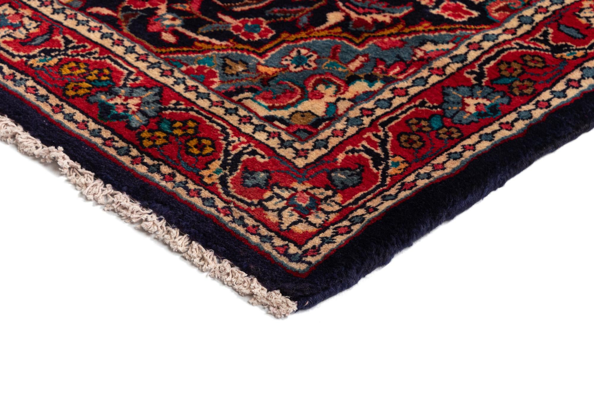 3' 9 x 10' 6 Sarouk Wool Runner Rug