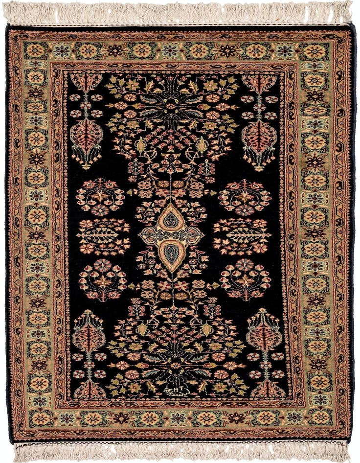 Detail image of 2' 5 x 4' 7 Sarouk Runner Rug