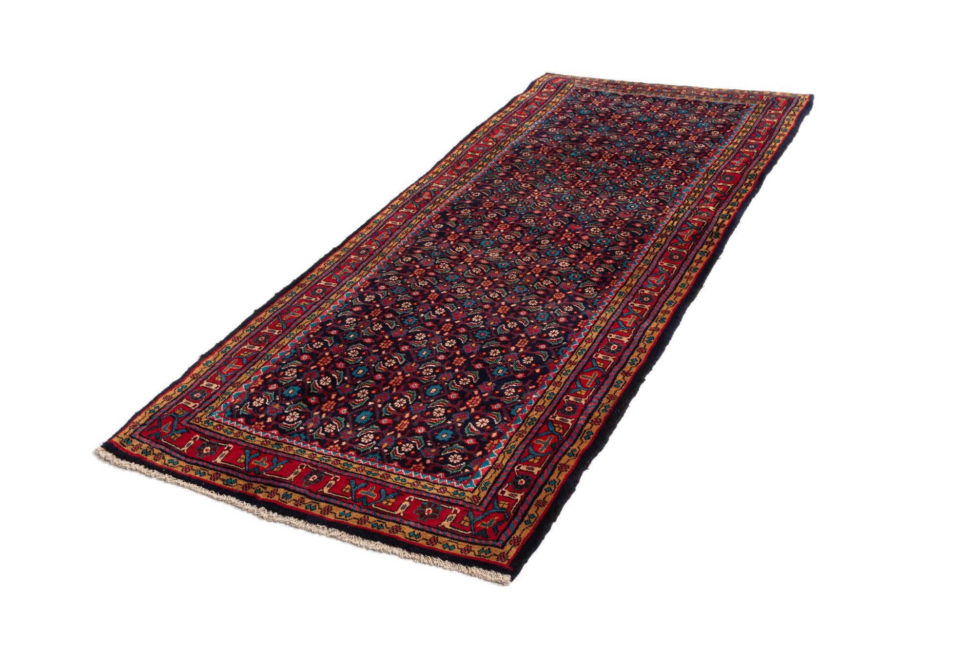 3' 10 x 10' Sirjan Wool Runner Rug